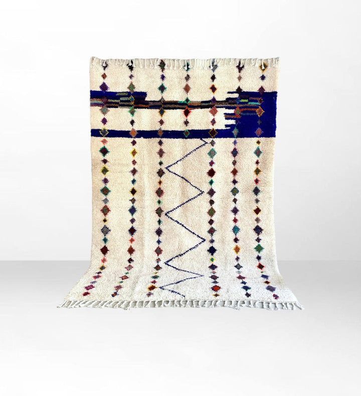 Imad: Modern Moroccan Berber Shag Rug in Luxury Wool